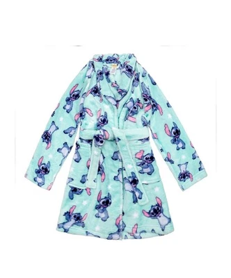  Albornoz suave de felpa Stitch Disney para niñas talla 10 Foto 1 de 2