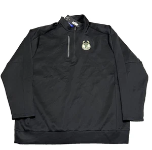 Milwaukee Bucks Antigua 1/4 Cremallera Pullover Negro Hombre’s 3XL Chaqueta NBA NUEVA CON ETIQUETAS - Imagen 1 de 7