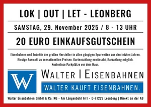 20 EURO GUTSCHEIN / LEOLOK / 29. NOVEMBER 2025 (K 145950) - Bild 1 von 2