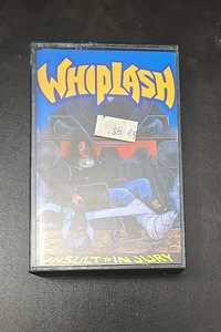 Whiplash - Insult To Injury Cassette Tape Original 1989 Roadrunner Thrash Metal - Foto 1 di 2
