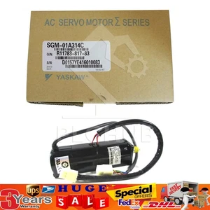 New In Box YASKAWA SGM-01A314C Servo Motor 100w - Picture 1 of 5