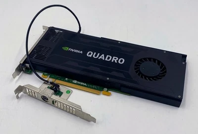 PNY NVIDIA Quadro K4000 3GB GDDR5 PCI-E 2.0 Graphics Card VCQK4000-T w/ Mini-Din - Image 1 of 4