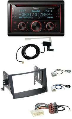 Pioneer 2DIN MP3 DAB USB CD Bluetooth Autoradio für Subaru Legacy Outback ab 09 - Bild 1 von 4