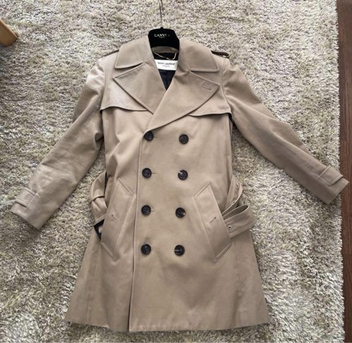 SAINT LAURENT (YSL) Saint Laurent Trench Cappotto Hedi Slimane Tg36