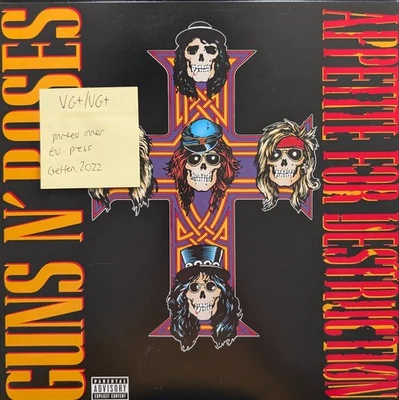 Guns N' Roses Appetite For Destruction Vinyl Record VG+/VG+ 180G 2022 - Image 1 of 2