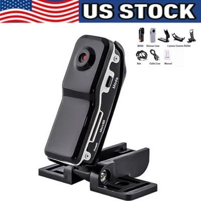 Mini Cámara Cuerpo de Policía HD 1080P Video DVR Clip IR Cámara Nocturna Videocámara EE. UU. Foto 1 de 4