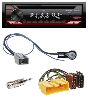 JVC CD DAB USB Bluetooth MP3 Autoradio für Mazda 2 (DY, 2003-2007) - Bild 1 von 4
