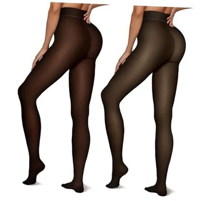  2 pares de café transparente negro pequeño-mediano + negro piel transparente 300 g - polar grueso Foto 1 de 4