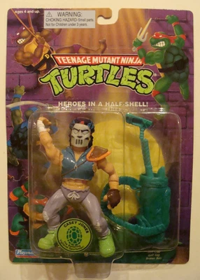Playmates 1995 TMNT/Teenage Mutant Ninja Turtles ~Casey Jones~ figura... sin usar, en caja... Foto 1 de 4