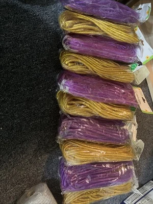 Mesh Craft Tubing 4 Pkgs 36 Feet Each Silver, Pink, Purple, Lime Green - Image 1 of 3