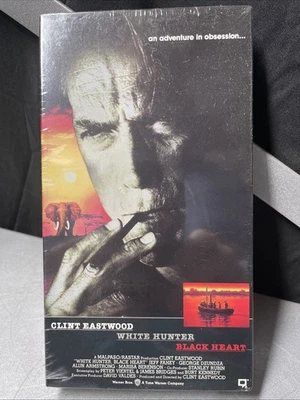 White Hunter / Black Heart (VHS, 1991) Clint Eastwood, Jeff Fahey New/Sealed - Image 1 of 4