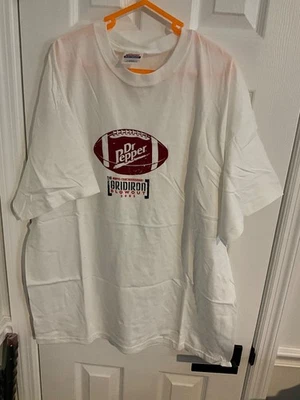 Camiseta clásica Dr Pepper Gridiron 2005 SGA vintage Y2K XL Foto 1 de 3