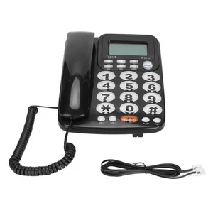 Schreibtisch-Telefon Mit Anrufer-ID Große Tasten Neigbares Display Schnu KUI - Afbeelding 1 van 22