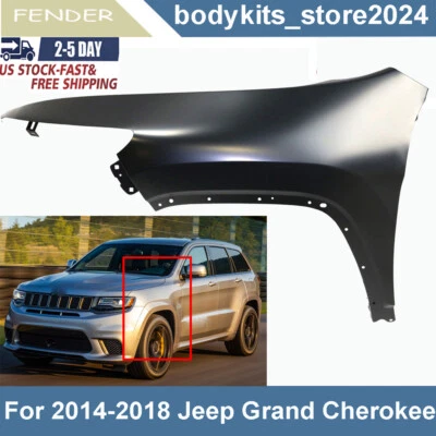 Primed Front Left Side Fender For 2014 2015 2016-2018 Jeep Cherokee 68103309AF — 第 1/4 张图片