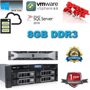 Dell PowerEdge R520 2x 2.00Ghz E5-2430L 12-CORE 8GB DDR3 Perc H710 RAID 2x750W - Picture 1 of 4