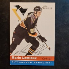 2000-01 Topps Heritage #73 Mario Lemieux