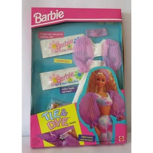 Vintage BARBIE Tie and Dye Fashions Kit *NEW* 1993 Mattel Purple Outfit Groovy - Picture 1 of 9