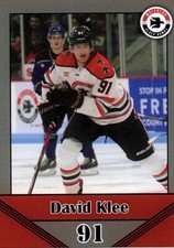 2022-23 Waterloo Black Hawks Hockey David Klee Trading Card Blackhawks USHL