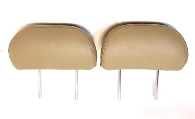 PAR 2 TAN 2008-2013 Toyota Highlander encosto de cabeça traseiro couro para motorista e passageiro - Imagem 1 de 4