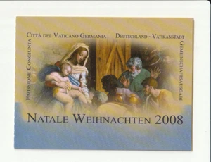 Vatikan 2008 mit 4x Nr.1628 SK Markenheft Markenheftchen Weihnachten - Zdjęcie 1 z 3