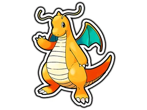Dragonite Waterproof Vinyl Sticker Decal Die-Cut  - Picture 1 of 1
