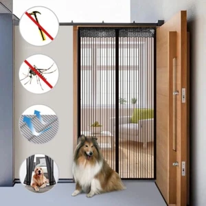 Magnet Fliegengitter Tür Insektenschutz Magnetischer Fliegenvorhang Moskitonetz - Bild 1 von 16