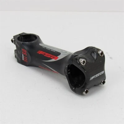 FSA OS 115 Alloy Bike Stem, 31.8mm, 120mm, 6° Rise, 1-1/8", Carbon Face Plate - Image 1 of 4
