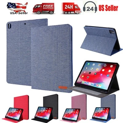 Smart Leather Flip Stand Case Cover For iPad 5th 6th 7th 8th 9th Generation 10.2 - Image 1 of 4