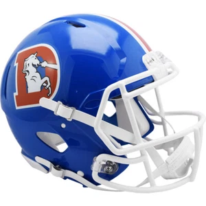 Denver Broncos 1975-96 Throwback Speed Full Size Authentic Football Helmet - Picture 1 of 4