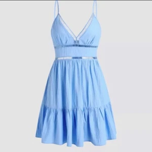 Womens Backless Sleeveless Bohemia Mini Dress Summer Beach Party Short Sundress - Picture 1 of 2