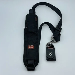 Carry Speed Sling Strap for DSLR Camera with Quick-Release Plate Adjustable Blk - Picture 1 of 6