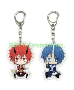 Set of 2 Reincarnated Slime Acrylic Keychain Benimaru, Souei v2 - Picture 1 of 2