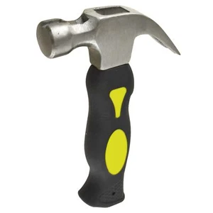 Mini martillo de garra rechoncho 10 oz cabeza magnética agarre suave extractor de uñas dedo TE831 - Imagen 1 de 1
