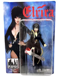 Elvira Figure Mistress Of The Dark Chainsaw Action Figure Toyco 1998 Unpunched - Picture 1 of 15
