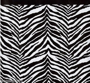 Cortina de ducha de baño Wild Safari con estampado de cebra y negro blanco - Imagen 1 de 1