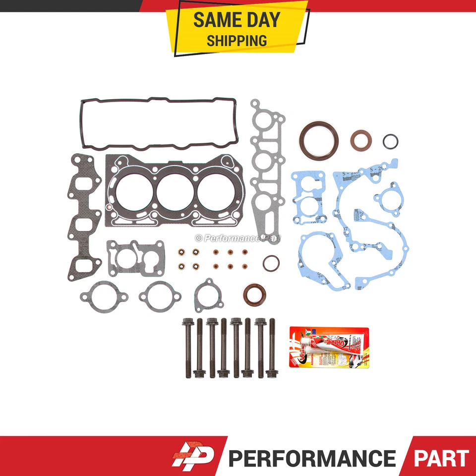Full Gasket Set Head Bolts for 89-00 Chevrolet Metro Sprint Pontiac Firefly 1.0 - Image 1 of 4