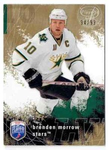 2007-08 BE A PLAYER PLAYER'S CLUB BRENDEN MORROW 94/99 DALLAS STARS #65