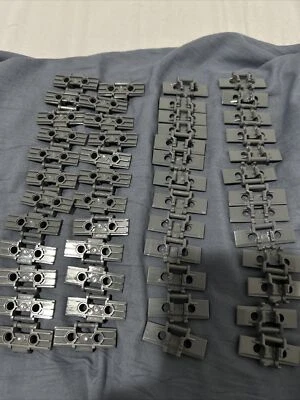 LEGO Tread 50 Links Technic Wide con 2 Agujeros de Pasador Gris 57518 Mindstorm Tractor Tanque Foto 1 de 3