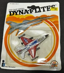 Zee Toys 1982 Die Cast Metal Dynaflites Rolling Jet Series - Imagen 1 de 4