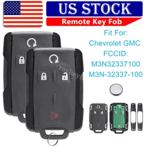 2 For 2014 2015 2016 2017 2018 GMC Sierra Remote Car Key Fob 4BTN M3N32337100 - Picture 1 of 8