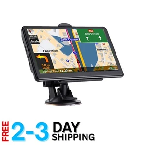 GPS Navigation System 7" Touch Screen 2025 Maps Real Voice Alerts Car Truck - Picture 1 of 9