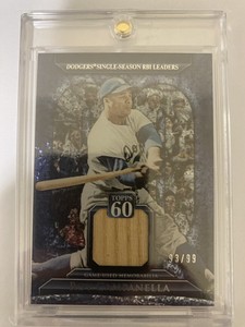 2011 Topps Series 2 Roy Campanella Topps 60 Bat Relic 93/99 Dodgers