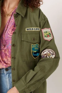 Spell and the Gypsy Great Ocean Oversized Shirt Jacket Sz. M BNWT - Picture 1 of 4