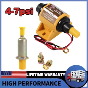 Universal 17303 Micro InLine Electric Fuel Pump 38GPH 4-7 PSI Max Gas/E85 Yellow - Picture 1 of 10