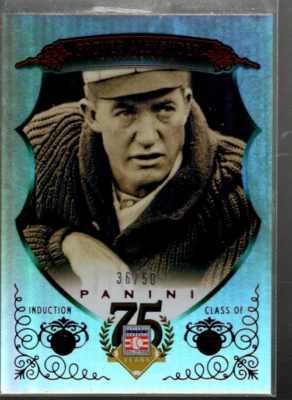 B4790- 2014 Panini Hall of Fame Red Frame red #8 Grover Alexander /50 - NM-MT - Image 1 of 2