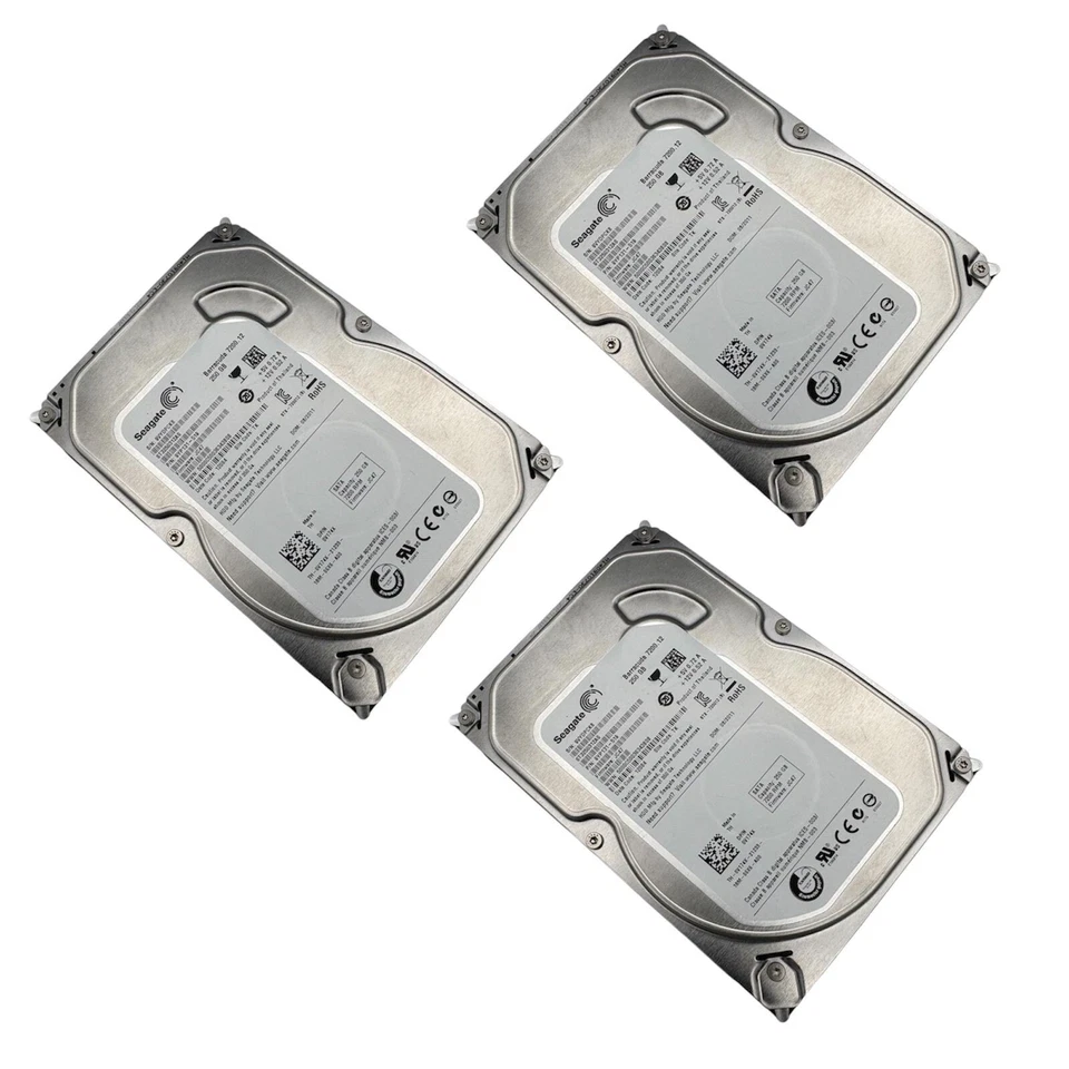 Seagate Barracuda - 3.5" 250GB - 7200RPM Desktop Hard Drive SATA [ For 3 DISK ] - Image 1 of 4