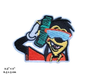Max Goof Sunglasses Cool Cartoon Character Embroidered Iron On Patch - Picture 1 of 2
