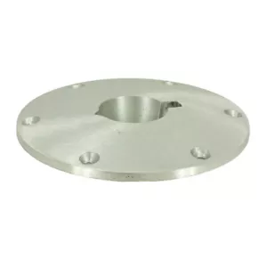 Springfield 9" Round Boat Seat Base Taper-Lock Aluminum 8-Hole Satin SP-1600003 - Picture 1 of 2