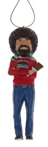 Kurt Adler Bob Ross Happy Little Christmas Figur Ornament Baummaler Geschenk - Bild 1 von 1