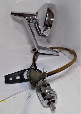 1957 58 59 60 61 Dodge Plymouth Chrysler DeSoto LH Mirror 1958 1959 1960 1961 - Image 1 of 4